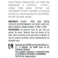 Eau de toilette Fresh de vainilla belle, vaporizador 100 ml