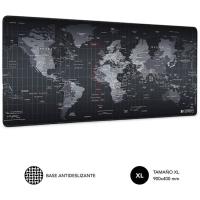 Alfombrilla para ratón negra, World XL SUBBLIM