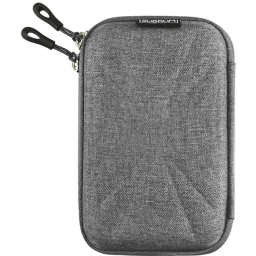 Funda gris para disco duro externo de 2,5" HDD Business SUBBLIM