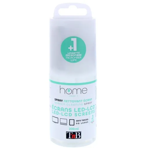 Gel limpiador de pantallas + paño microfibra NEEC200 200 ml TNB