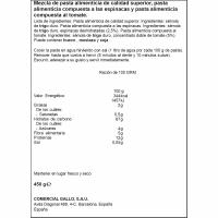 Pajaritas con vegetales GALLO, paquete 450 g