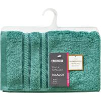 Toalla de baño lisa Premium, 100% algodón, 500gr/m2 EROSKI