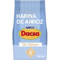 Harina de arroz DACSA, paquete 500 g Harina de arroz DACSA, paquete 500 g