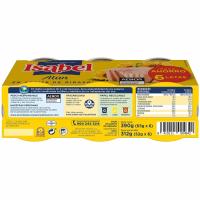 Atun en aceite de girasol ISABEL, pack 6x65 g