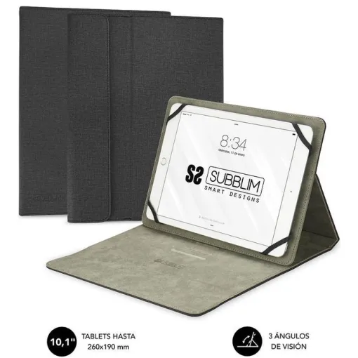 Funda para tablet de 10,1" negra, Clever SUB-CUT-1CT001 SUBBLIM