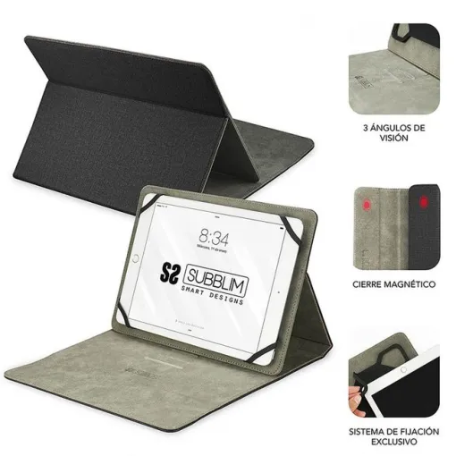 Funda para tablet de 10,1" negra, Clever SUB-CUT-1CT001 SUBBLIM