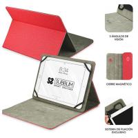 Funda para tablet de 10,1" roja, Clever SUB-CUT-1CT002 SUBBLIM