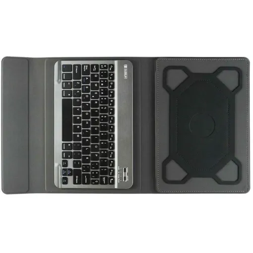 Funda tablet 10,1" gris con teclado, Keytab Pro Bluetooth SUBBLIM