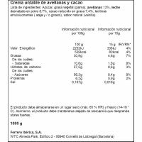 Crema de cacao NUTELLA, bote 1 kg