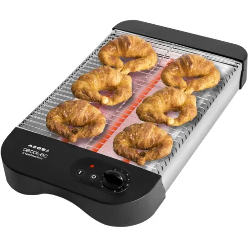 Tostador horizontal, 900W, Turbo Easy Toast Basic CECOTEC