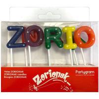 Velas de cumpleaños, texto Zorionak PARTIGRAM Velas de cumpleaños, texto Zorionak PARTIGRAM