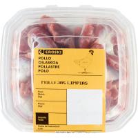 Mollejas limpias de pollo EROSKI, bandeja aprox. 350 g