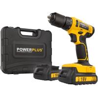 Taladro batería 16v, incluye 2 baterías POWER PLUS, 1 ud