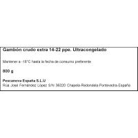 PESCANOVA ganboi basati estra handia, kutxa 800 g