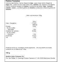 Regañá integral 100% aove ANDRÉS, bolsa 150 g