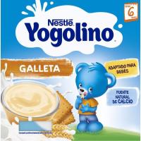 NESTLÉ YOGOLINO natillak galletarekin, sorta 4x100 g