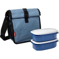 Bolsa portalimentos con dos hermeticos de 500 ml Roll&Go TATAY Bolsa portalimentos con dos hermeticos de 500 ml Roll&Go TATAY
