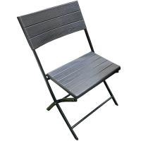 Set Laredo antracita, mesa 60x60x70 cm y 2 sillas 45x55x80cm