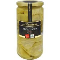 Alcachofa en mitades I.G.P. LA TUDELANA, frasco 400 g Alcachofa en mitades I.G.P. LA TUDELANA, frasco 400 g