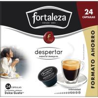 Café despertar compatible Dolce Gusto FORTALEZA, caja 24 uds Café despertar compatible Dolce Gusto FORTALEZA, caja 24 uds