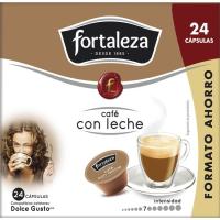Café con leche compatible Dolce Gusto FORTALEZA, caja 24 uds Café con leche compatible Dolce Gusto FORTALEZA, caja 24 uds