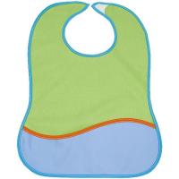 Babero con bolsillo, impermeable y transpirable. Cierre velcro TITIN, 31x42cm Babero con bolsillo, impermeable y transpirable. Cierre velcro TITIN, 31x42cm