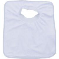 Babero azul con goma en cuello impermeable de microfibra TITIN, 33x36cm