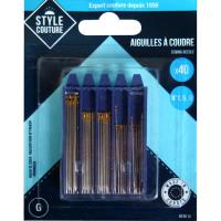 Agujas de acero de diferentes tamaños STYLE COUTURE, 40 uds