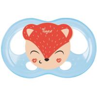 TIGEX soft narritadurak murrizteko silikonazko txupete fisiologikoa, 0-6 hilabete, 2 ale