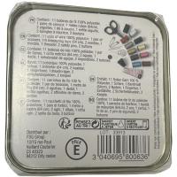 STYLE COUTURE josteko sorta, metalezko kutxa: 11 haril, guraizeak, metroa, etab.