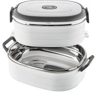 CAPRICE zakote ontzi herdoilgaitz bikoitza, zuria, 1,8 l, sorta 2x900 ml