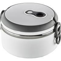 Fiambrera inox blanca de 850 ml CAPRICE, 1 ud