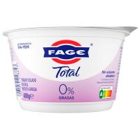 Yogur griego total 0% mg FAGE, tarrina 450 g