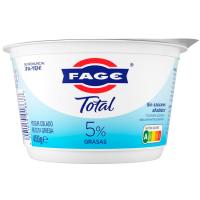 Yogur griego total 5% mg FAGE, tarrina 450 g