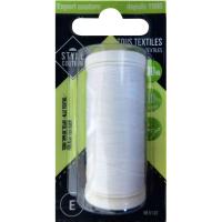Bobina de hilo de poliéster blanco para todo tipo de telas STYLE COUTURE, 200 m