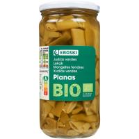 Judía verde plana EROSKI BIO, frasco 350 g Judía verde plana EROSKI BIO, frasco 350 g