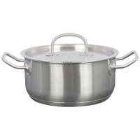 Cacerola con tapa de Acero inoxidable Rostock, apto para todo tipo de cocinas, HOTEKPRO Ø 20cm