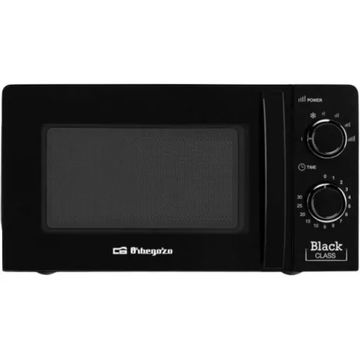 Microondas sin grill negro, 20 litros, 700W, MI2117 ORBEGOZO