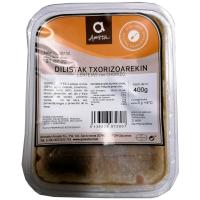 Lentejas con chorizo AMEZTOI, bandeja 400 g