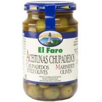 Aceitunas chupadedos EL FARO, frasco 200 g