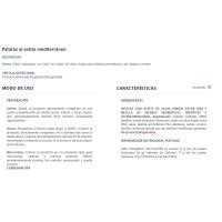 Patatas al estilo mediterráneo LA SIRENA, bolsa 450 g