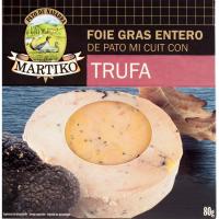 MARTIKO ahatezko foie grasa trufarekin, terrina 80 g