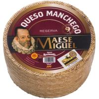 Queso manchego DOP Reserva MAESE MIGUEL, al corte, compra mínima 250 g
