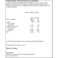 Flan de huevo DANONE, pack 4x100 g