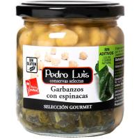 Garbanzos con espinacas PEDRO LUIS, frasco 250 g