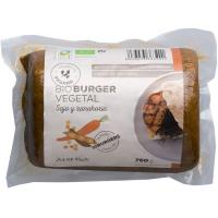 Bio burger vegetal de soja y zanahoria AHIMSA, paquete 750 g