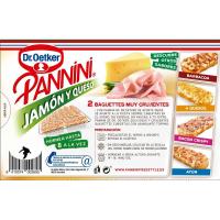 Panninis de jamón-queso DR. OETKER, pack 2x125 g