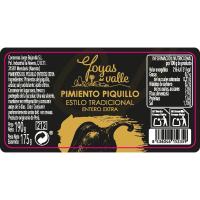 Pimiento de piquillo tradicional JOYAS DEL VALLE, frasco 175 g