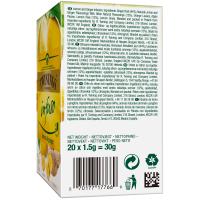 Infusión lemon&ginger TWININGS, caja 20 sobres