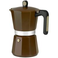 Cafetera de aluminio New Cream, apto para todo tipo de cocinas, MONIX, 6 tazas